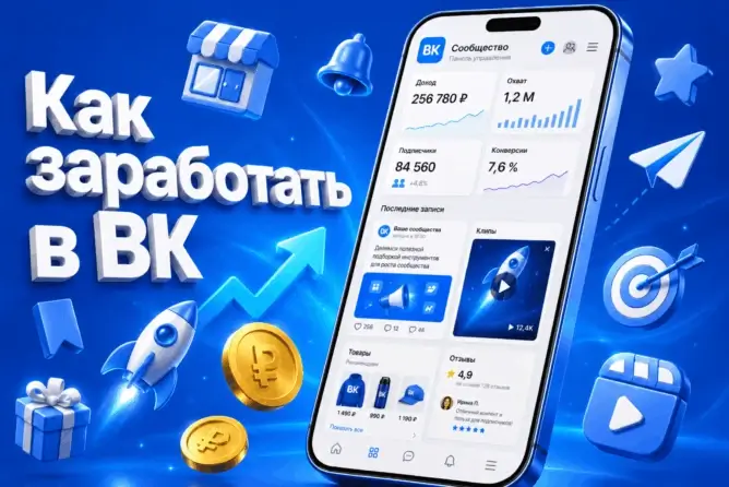 Как заработать в ВК: рабочие способы монетизации контента и сообщества